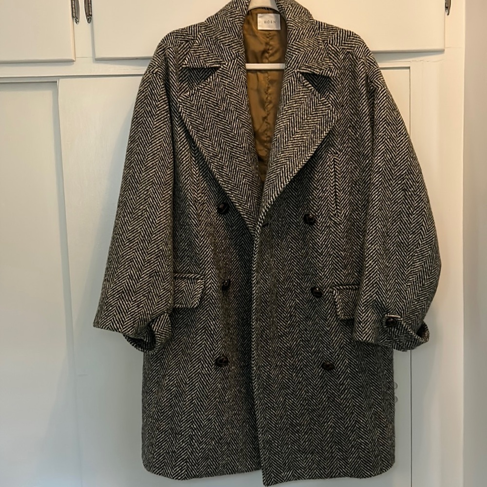 Oversized doen coat